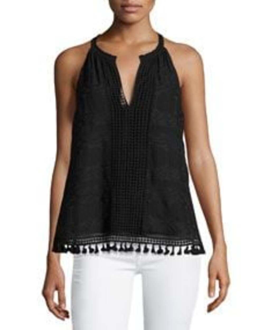 Joie Cottagecore Crochet Lace flowy sleeveless top